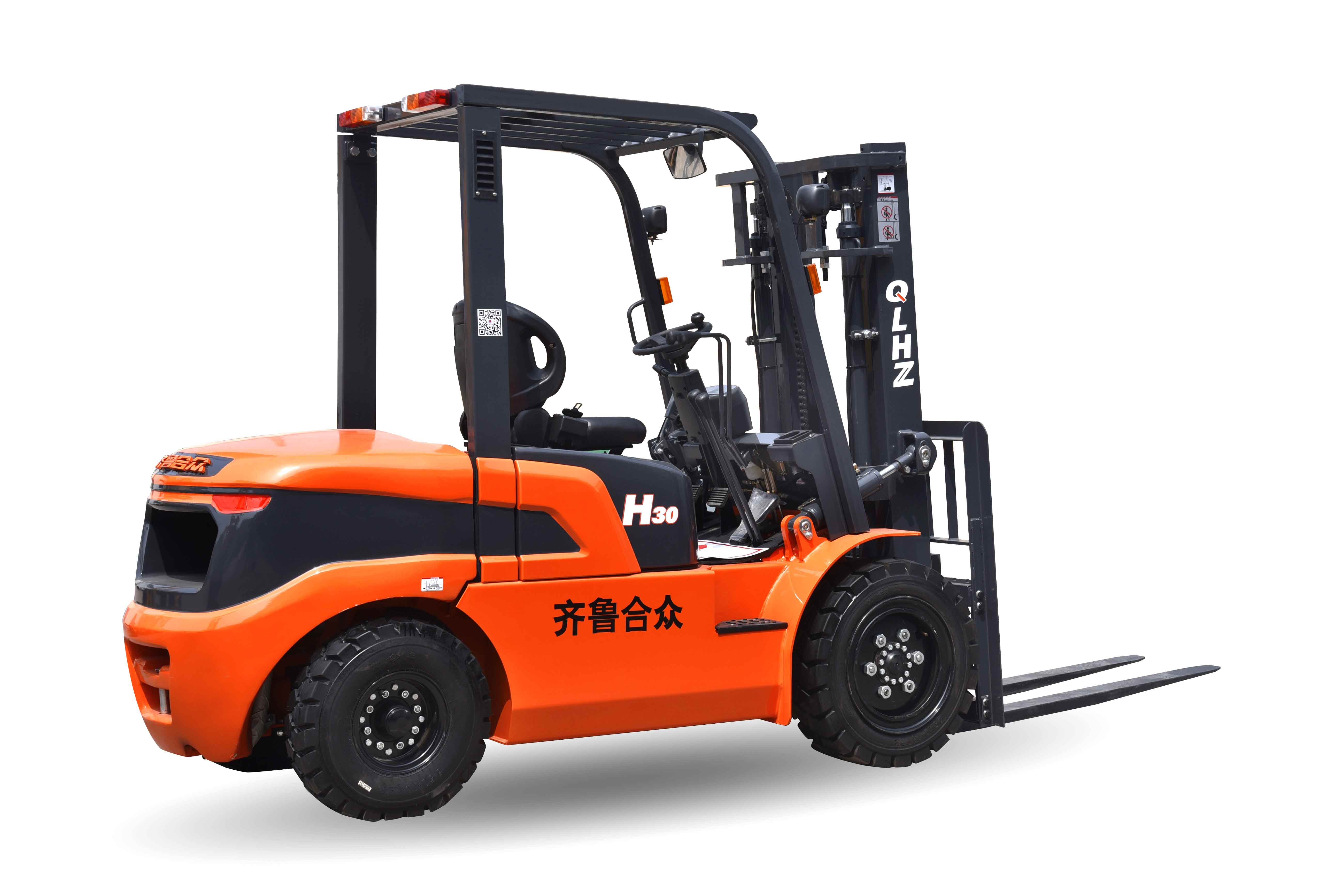 青(qing)島(dao)郃衆研(yan)髮平(ping)衡重內(nei)燃叉車形成量(liang)産